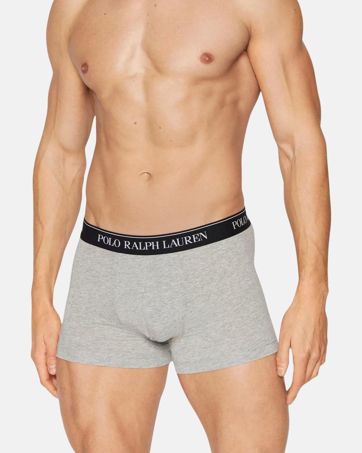 RALPH LAUREN 3 PACK CLASSIC TRUNKS BLACK WHITE GREY | Studio DOS