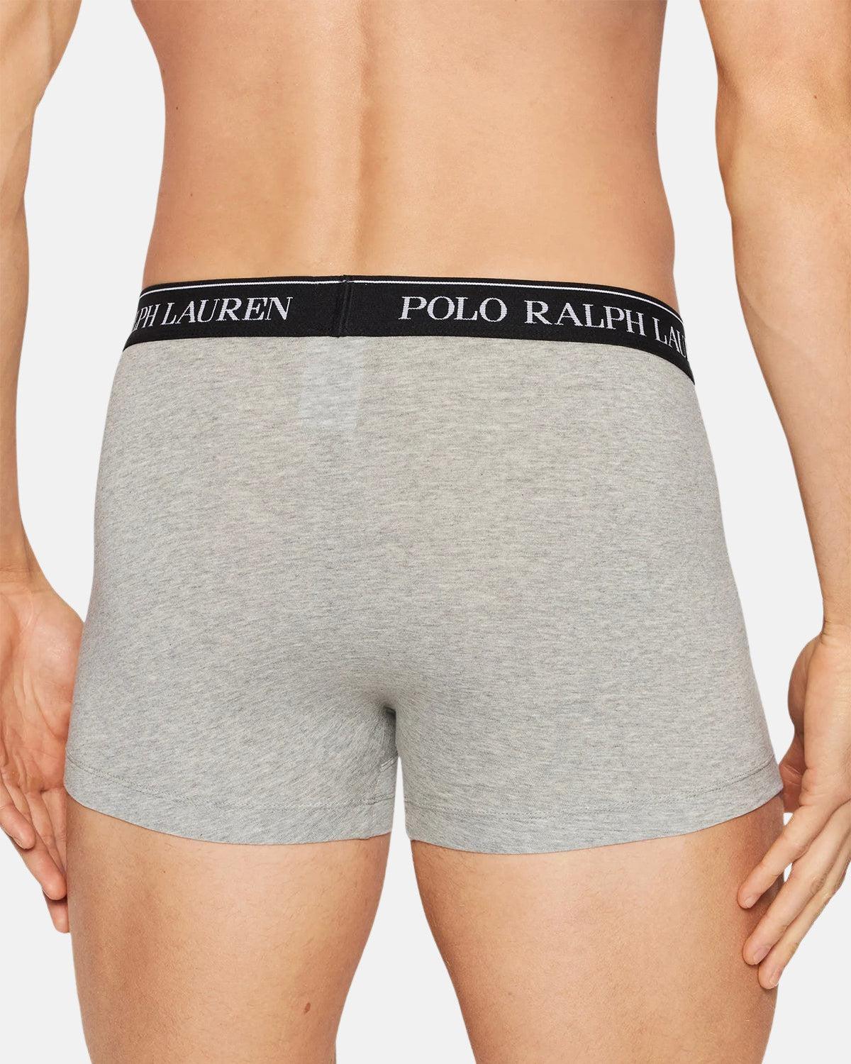 RALPH LAUREN 3 PACK CLASSIC TRUNKS BLACK WHITE GREY | Studio DOS