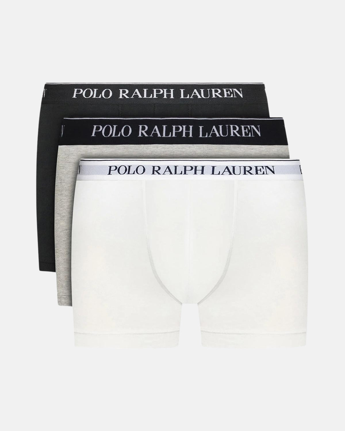 RALPH LAUREN 3 PACK CLASSIC TRUNKS BLACK WHITE GREY | Studio DOS