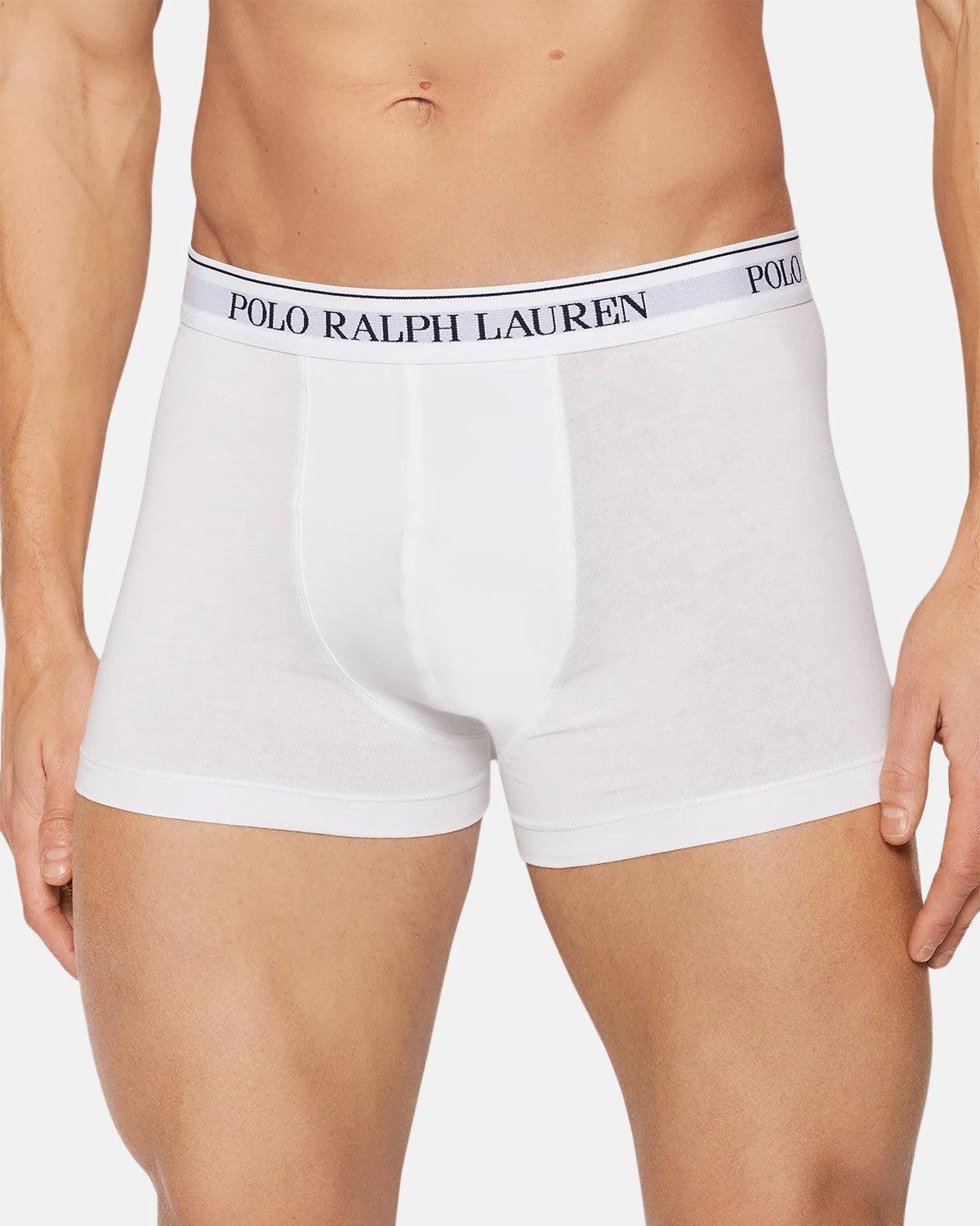 RALPH LAUREN 3 PACK CLASSIC TRUNKS WHITE | Studio DOS
