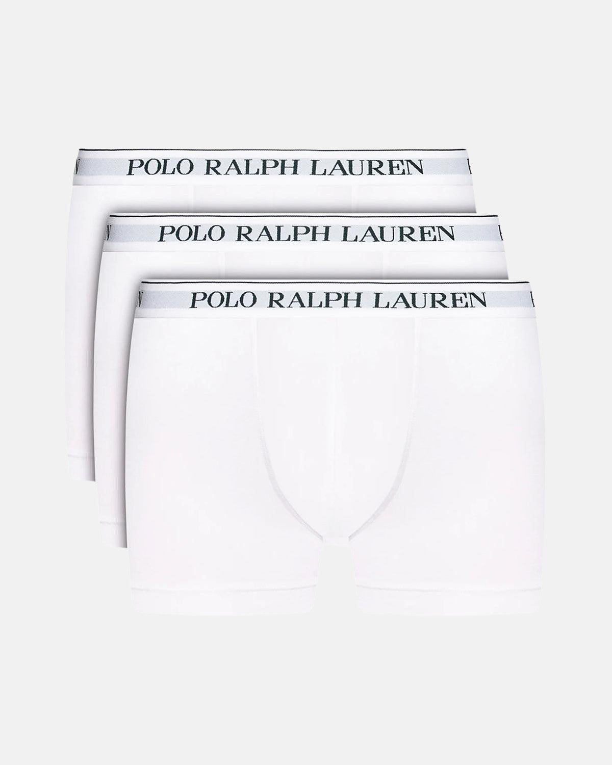 RALPH LAUREN 3 PACK CLASSIC TRUNKS WHITE | Studio DOS
