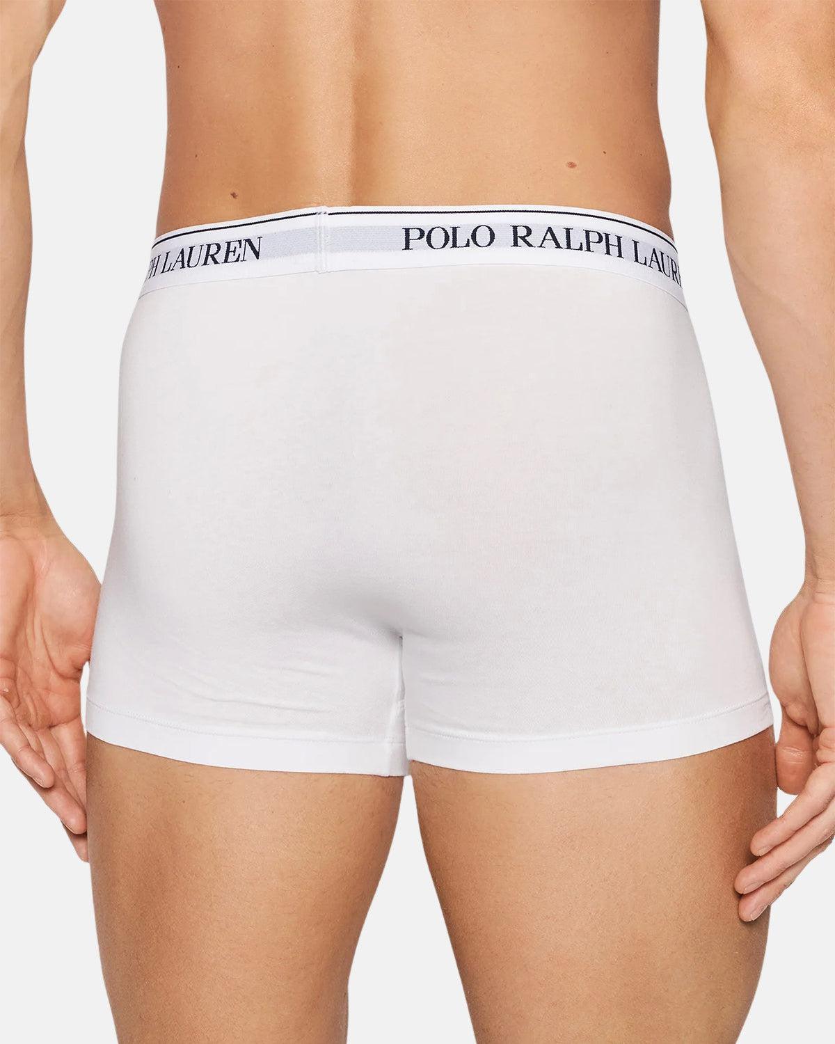 RALPH LAUREN 3 PACK CLASSIC TRUNKS WHITE | Studio DOS