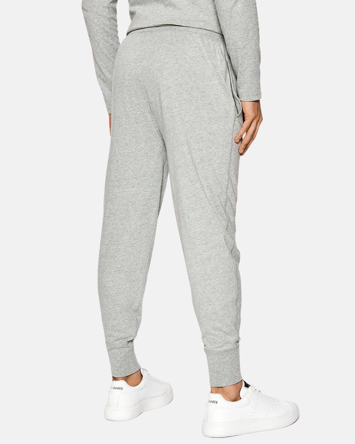 RALPH LAUREN COTTON JERSEY SLEEP JOGGERS HEATHER GREY | Studio DOS