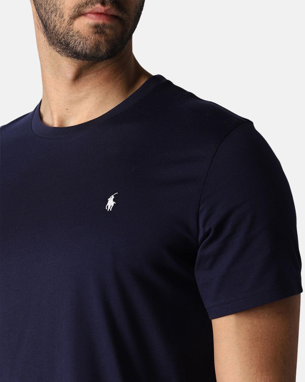 RALPH LAUREN COTTON JERSEY T - SHIRT NAVY | Studio DOS