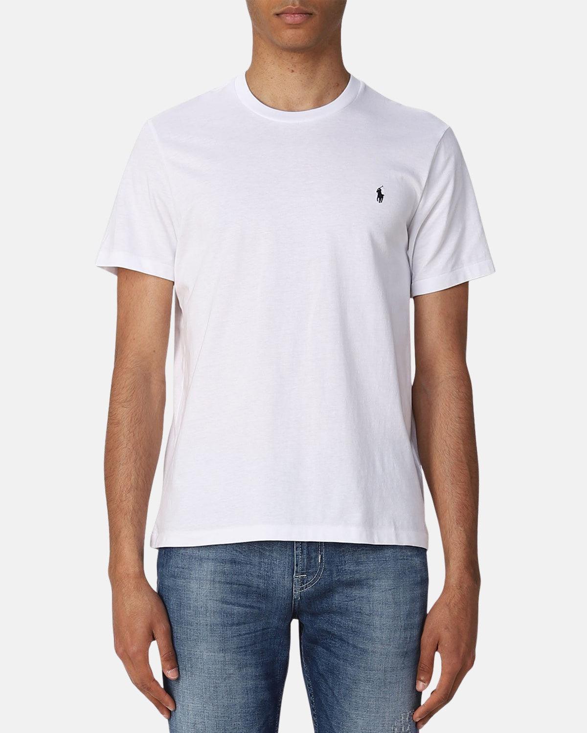 RALPH LAUREN COTTON JERSEY T - SHIRT WHITE | Studio DOS