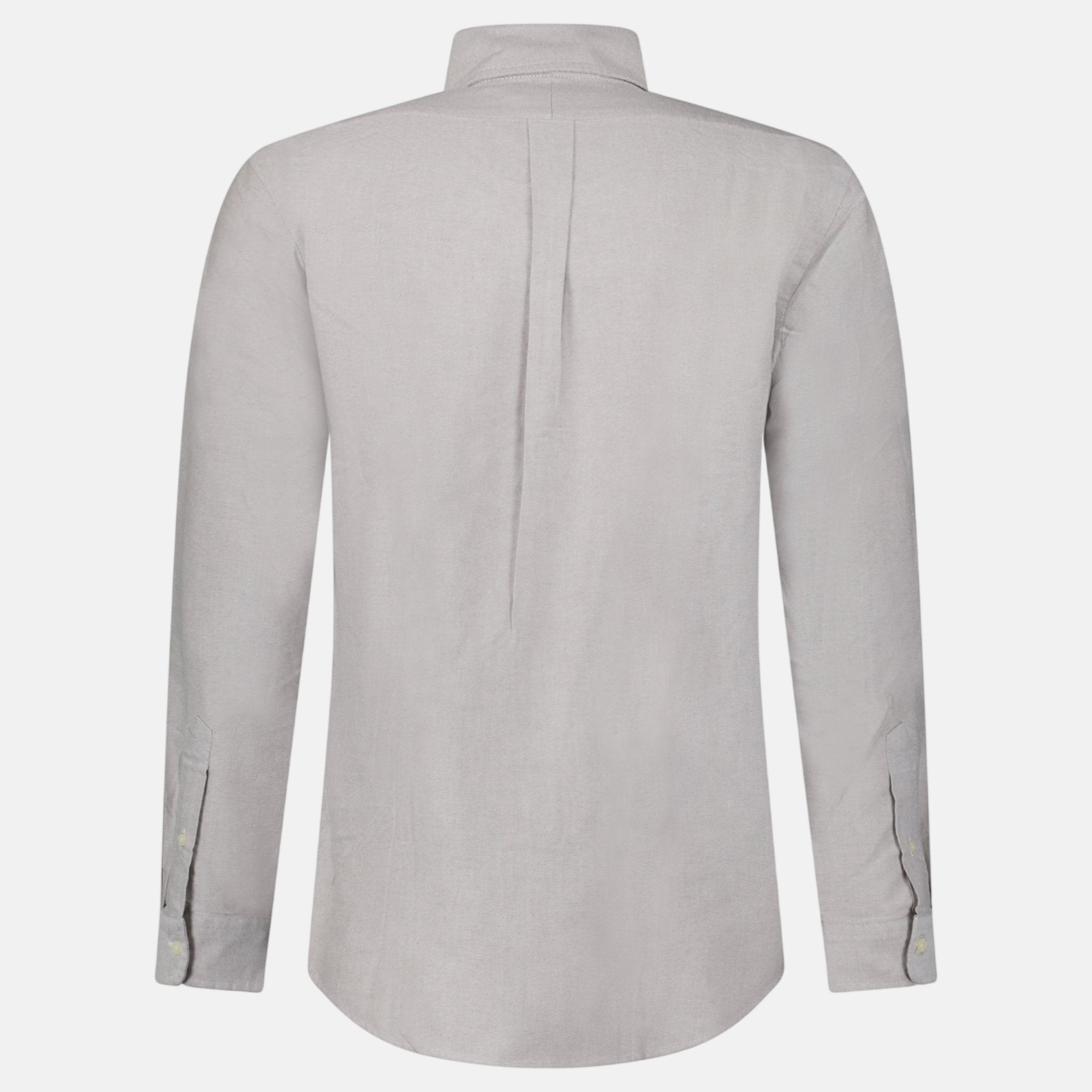 Ralph Lauren Custom Fit Oxford Shirt Grey | Studio DOS