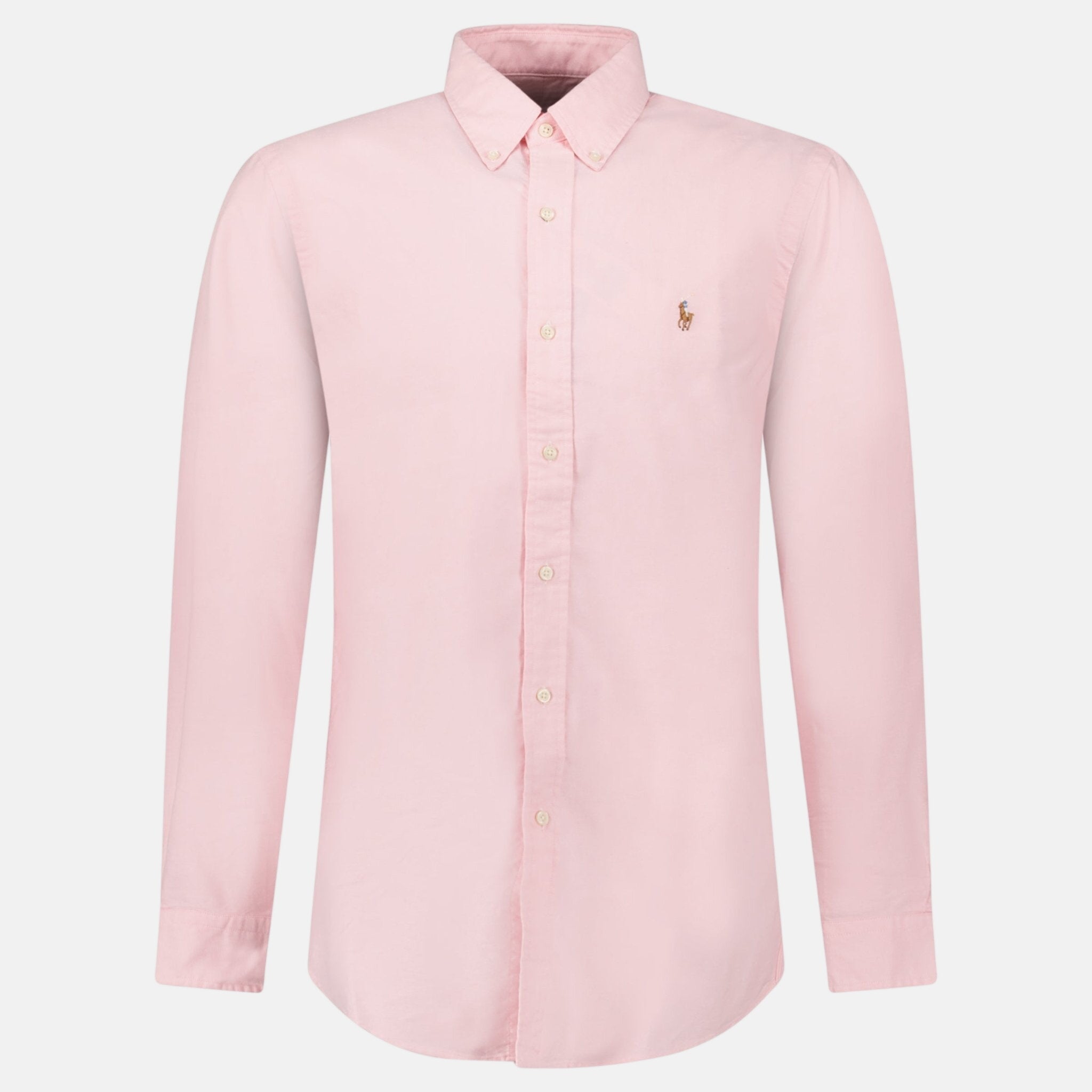 Ralph Lauren Custom Fit Oxford Shirt Pink | Studio DOS
