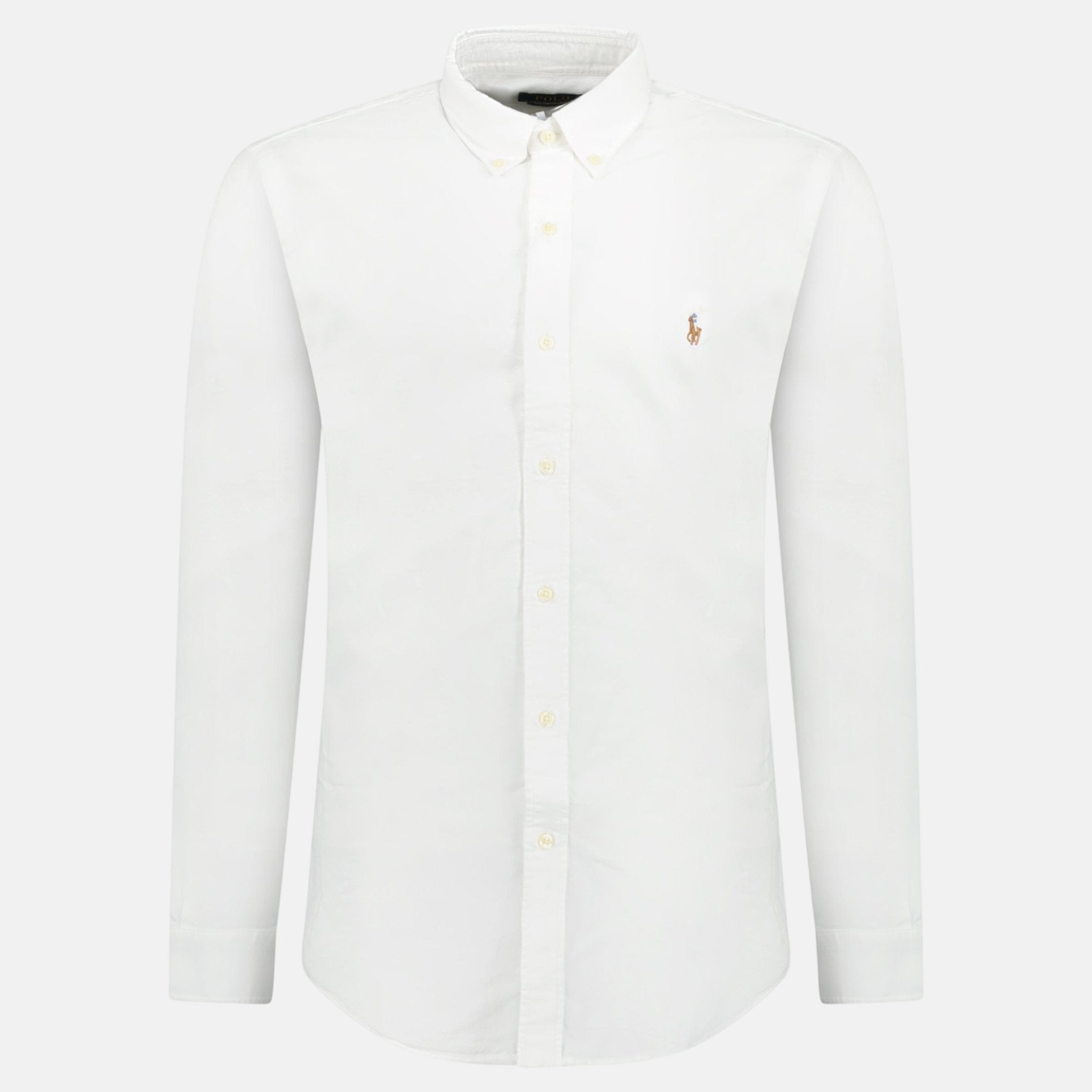 Ralph Lauren Custom Fit Oxford Shirt White | Studio DOS