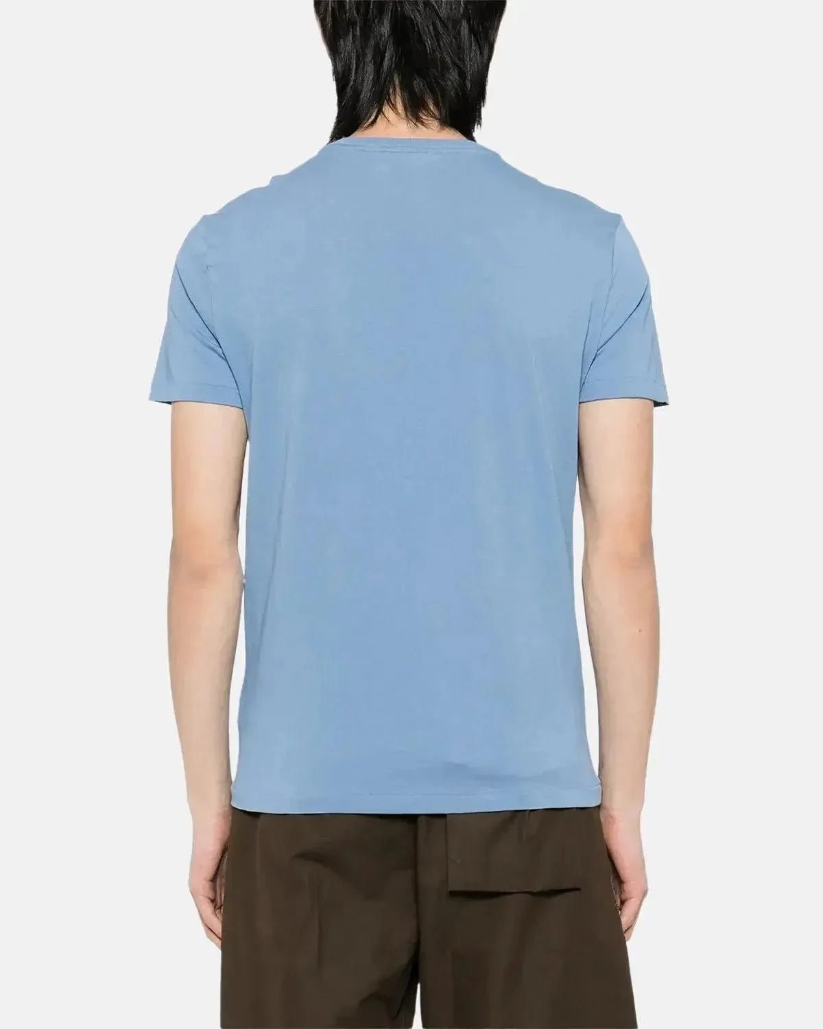 RALPH LAUREN CUSTOM SLIM FIT JERSEY T - SHIRT CAMPUS BLUE | Studio DOS