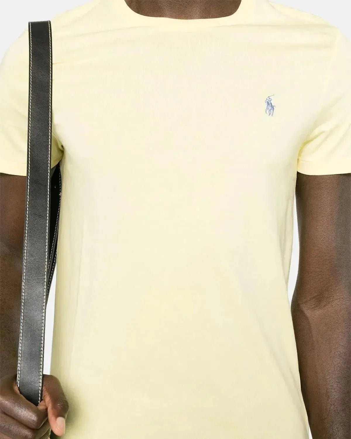 RALPH LAUREN CUSTOM SLIM FIT JERSEY T - SHIRT RESORT GOLD | Studio DOS