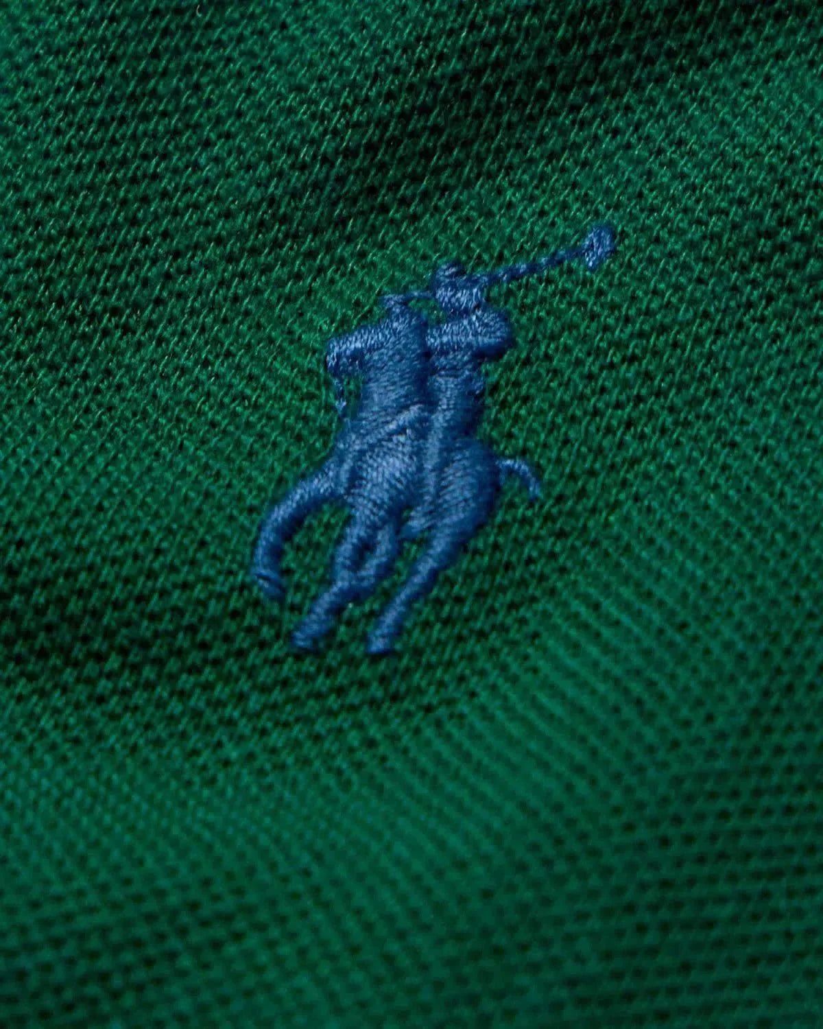 RALPH LAUREN CUSTOM SLIM FIT MESH TIPPED POLO SHIRT MOSS | Studio DOS