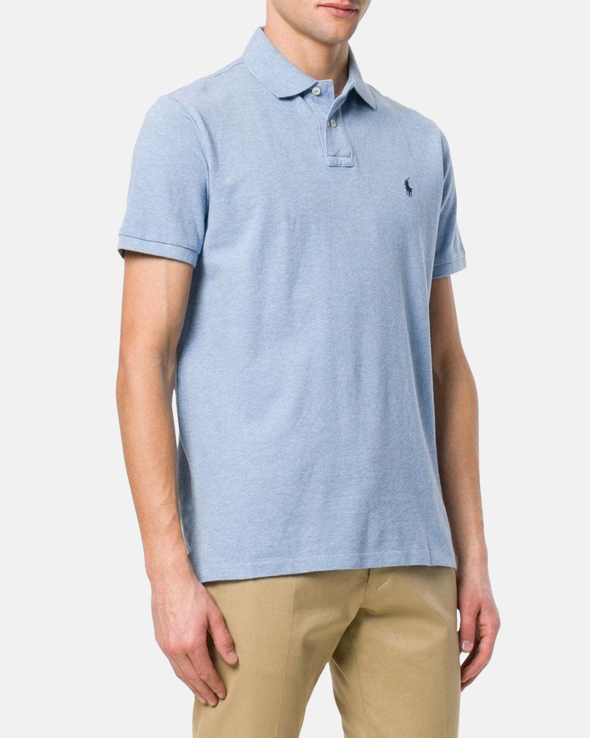 RALPH LAUREN CUSTOM SLIM FIT POLO SHIRT JAMAICA BLUE | Studio DOS