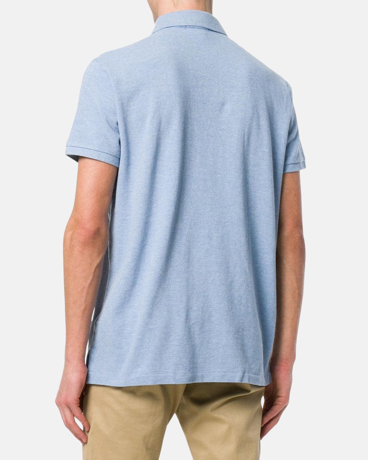 RALPH LAUREN CUSTOM SLIM FIT POLO SHIRT JAMAICA BLUE | Studio DOS