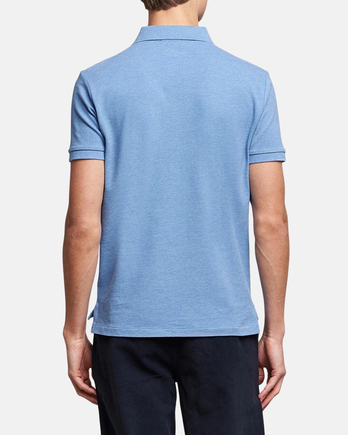 RALPH LAUREN CUSTOM SLIM FIT POLO SHIRT SOFT ROYAL HEATHER | Studio DOS