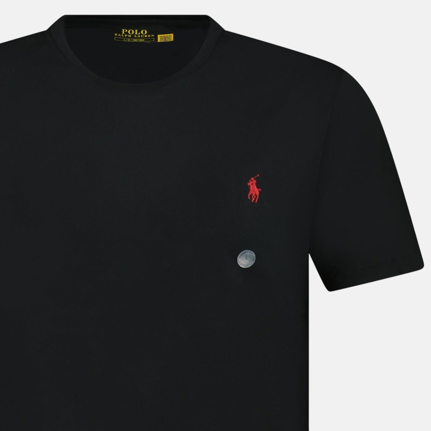 Ralph Lauren Custom Slim Fit T-Shirt Black | Studio DOS