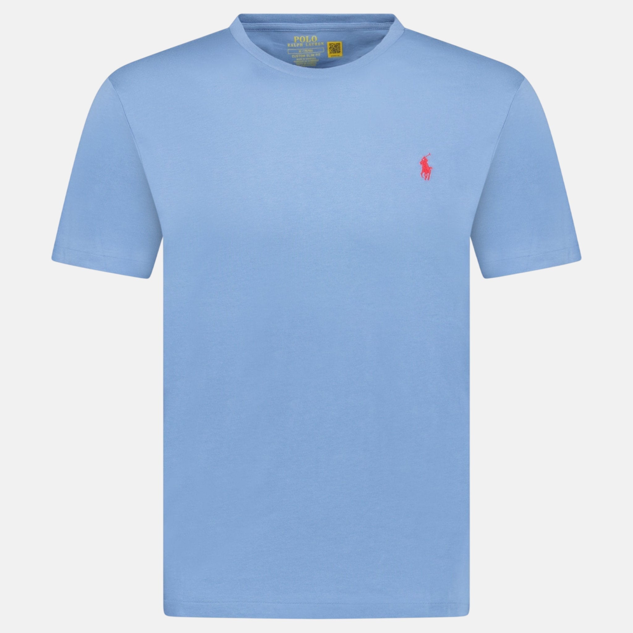 Ralph Lauren Custom Slim Fit T-Shirt Campus Blue | Studio DOS