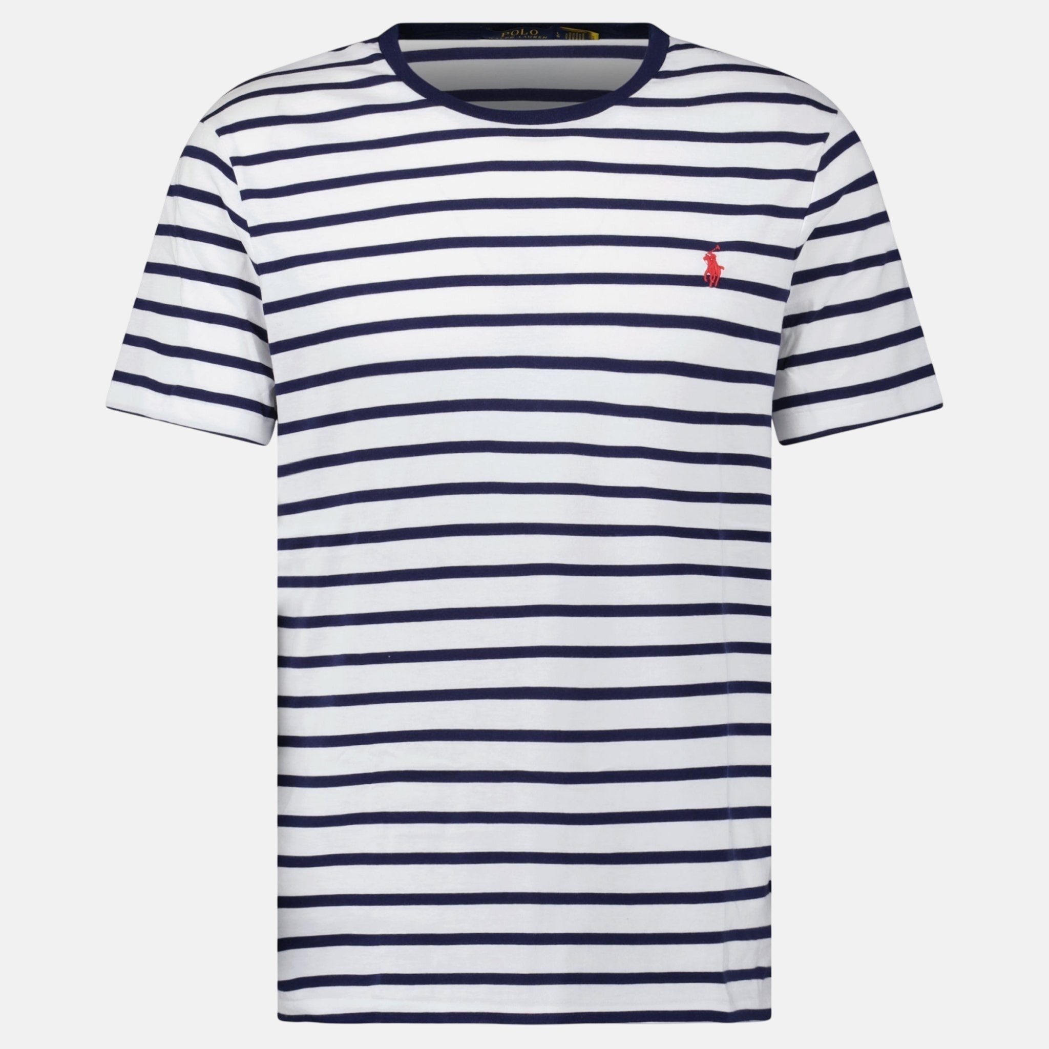 Ralph Lauren Custom Slim Fit T-Shirt Navy White | Studio DOS