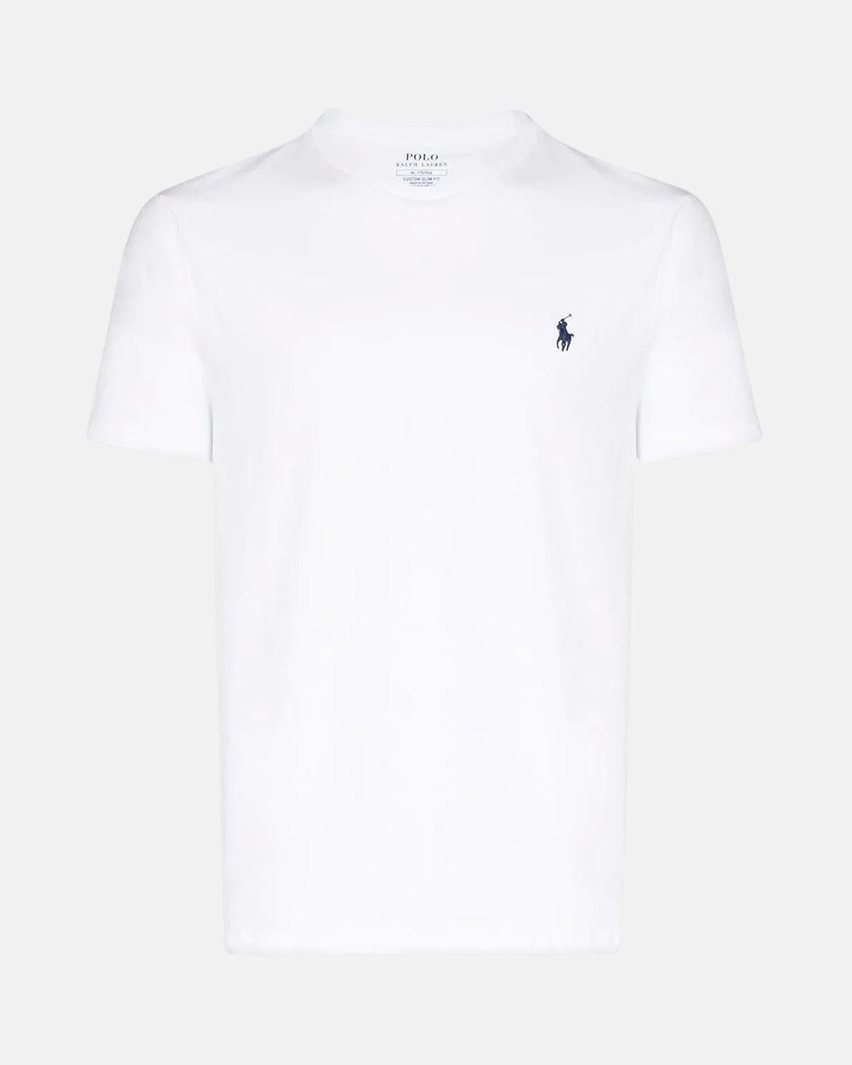 RALPH LAUREN CUSTOM SLIM FIT T - SHIRT WHITE | Studio DOS
