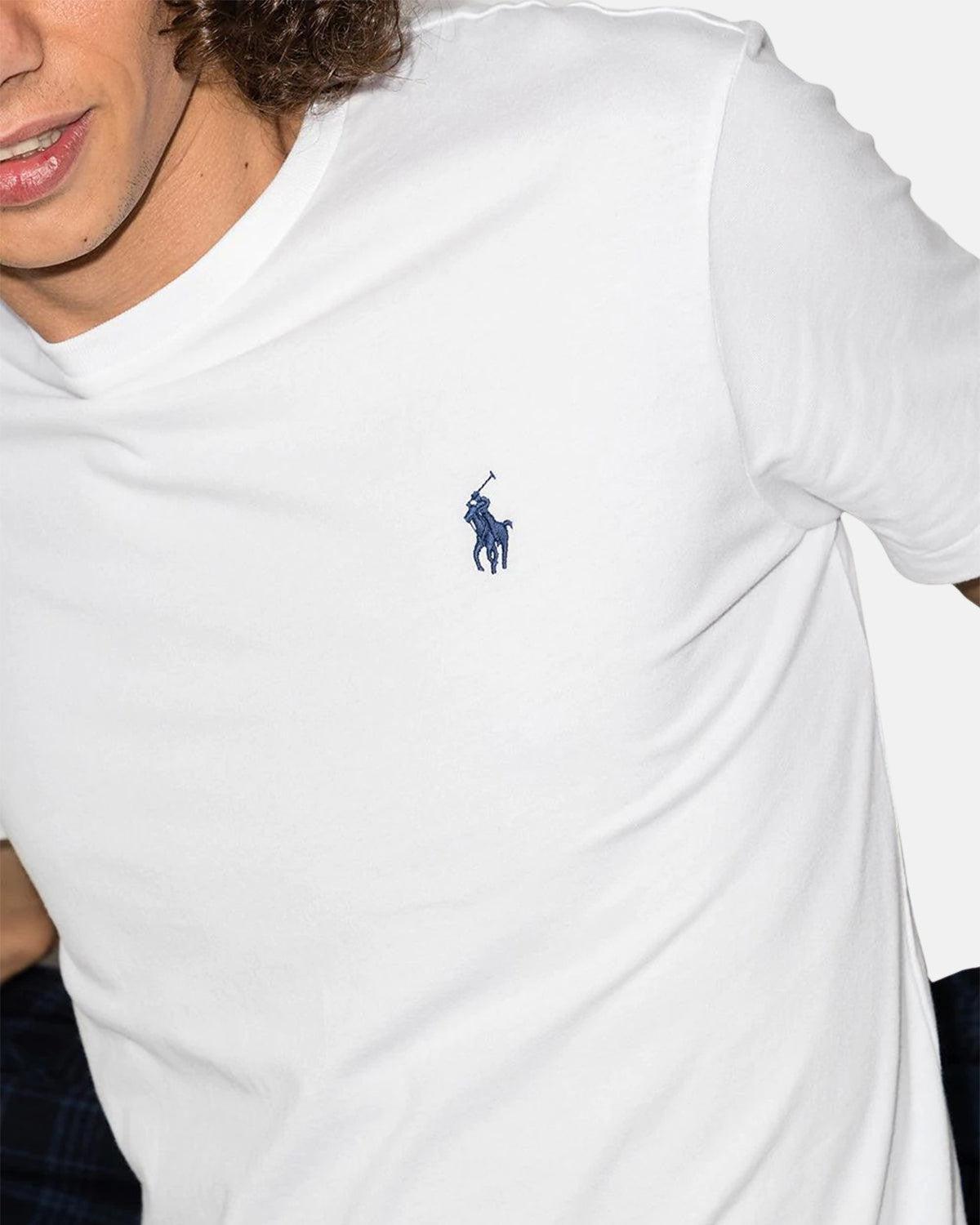 RALPH LAUREN CUSTOM SLIM FIT T - SHIRT WHITE | Studio DOS