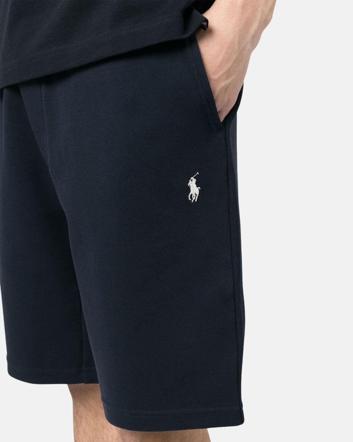RALPH LAUREN DOUBLE KNIT FLEECE SHORTS NAVY | Studio DOS