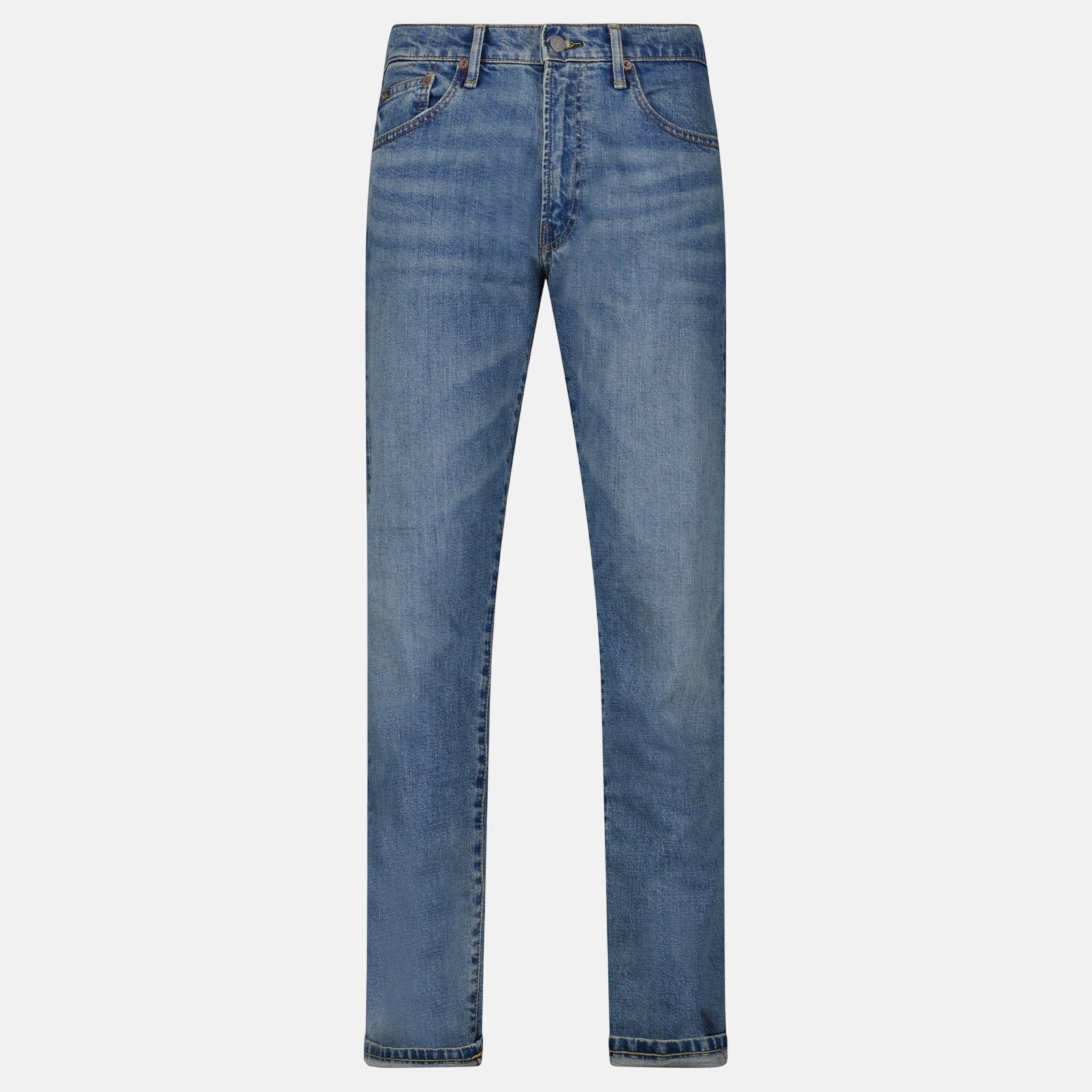 Ralph Lauren Hampton Straight Stretch Jeans Mid Wash | Studio DOS
