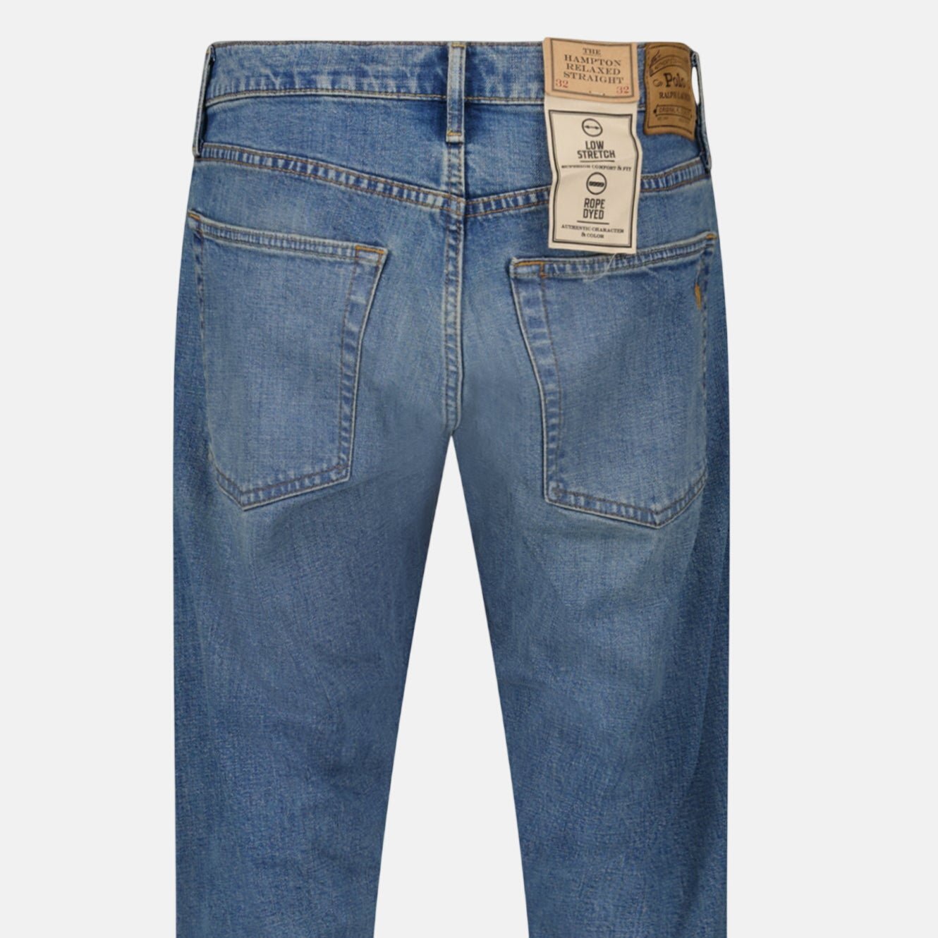 Ralph Lauren Hampton Straight Stretch Jeans Mid Wash | Studio DOS