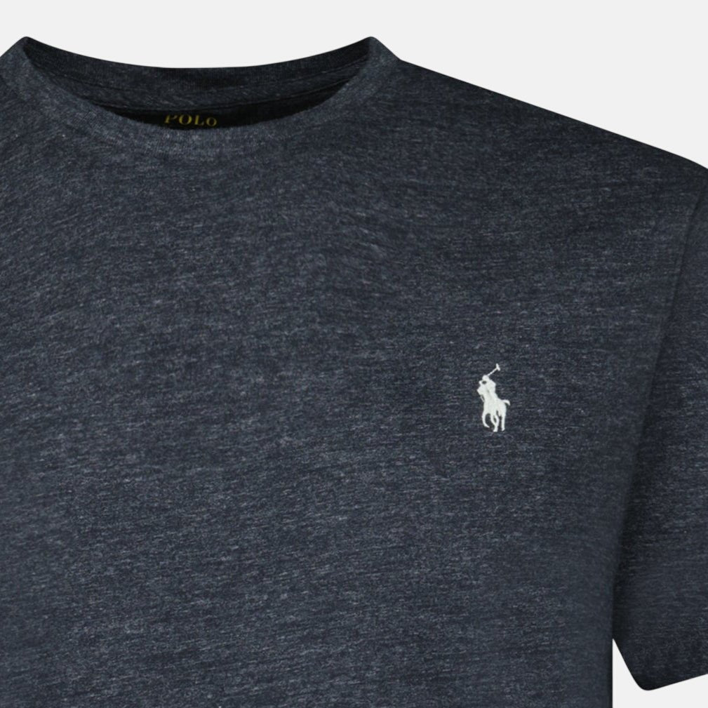 Ralph Lauren Logo T-Shirt Heather Black | Studio DOS