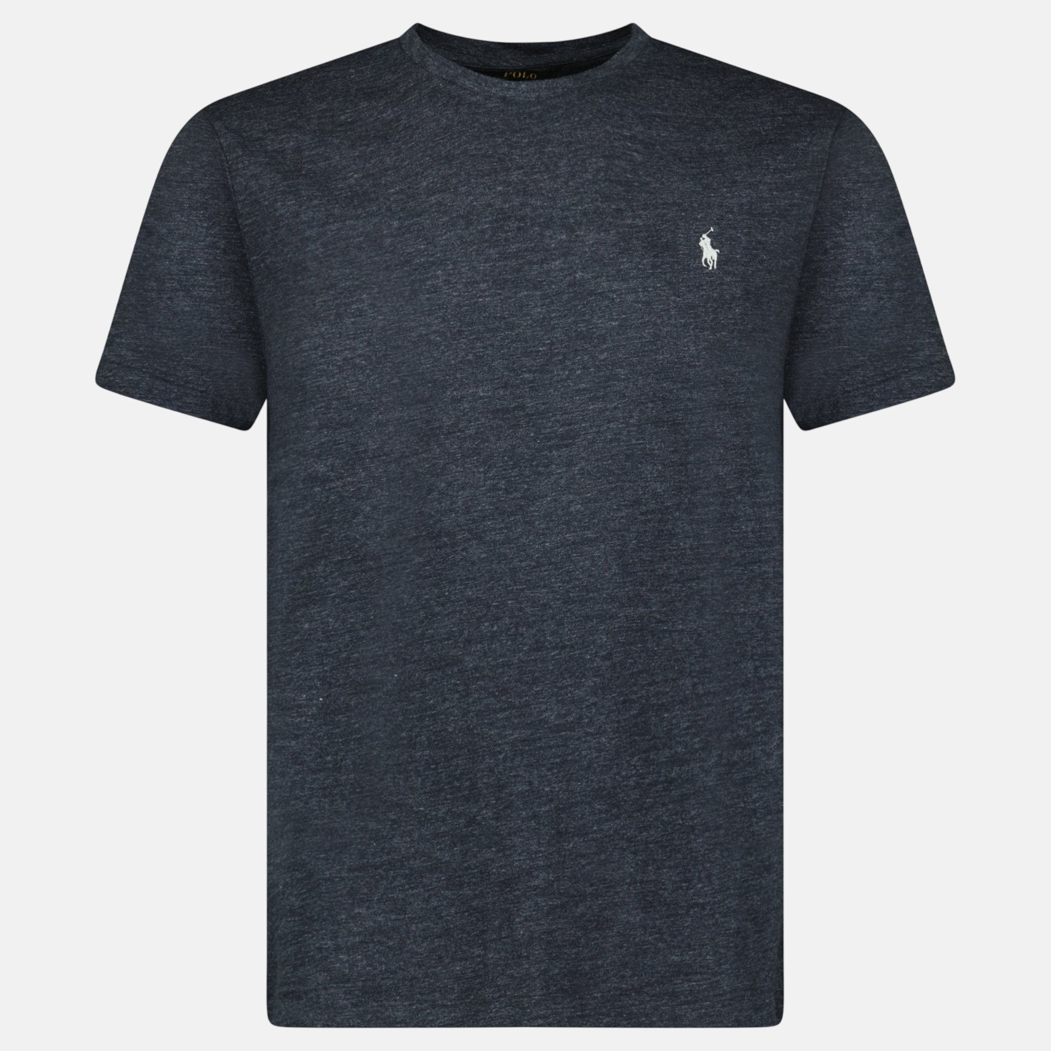 Ralph Lauren Logo T-Shirt Heather Black | Studio DOS