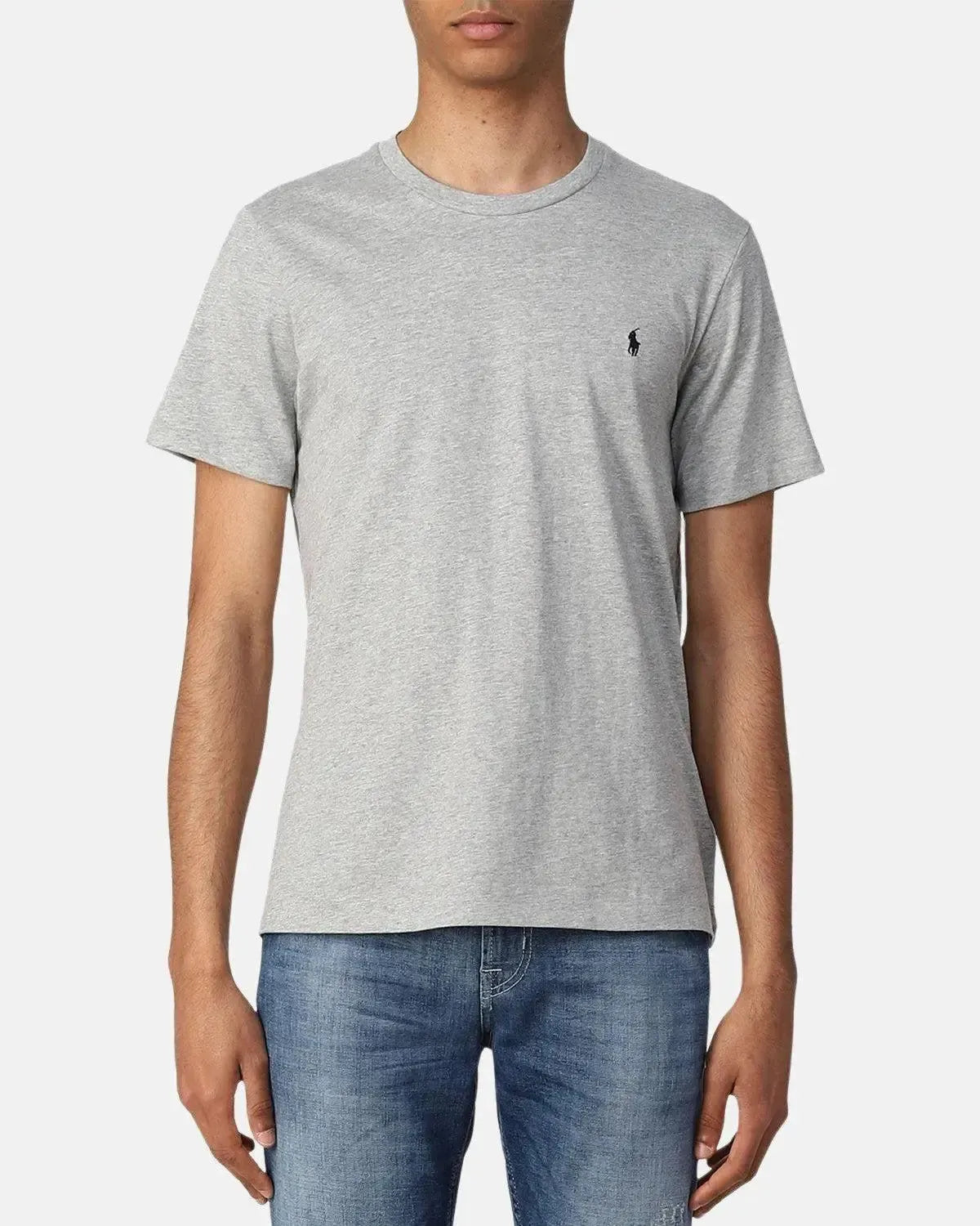 RALPH LAUREN MENS COTTON JERSEY T - SHIRT ANDOVER HEATHER | Studio DOS