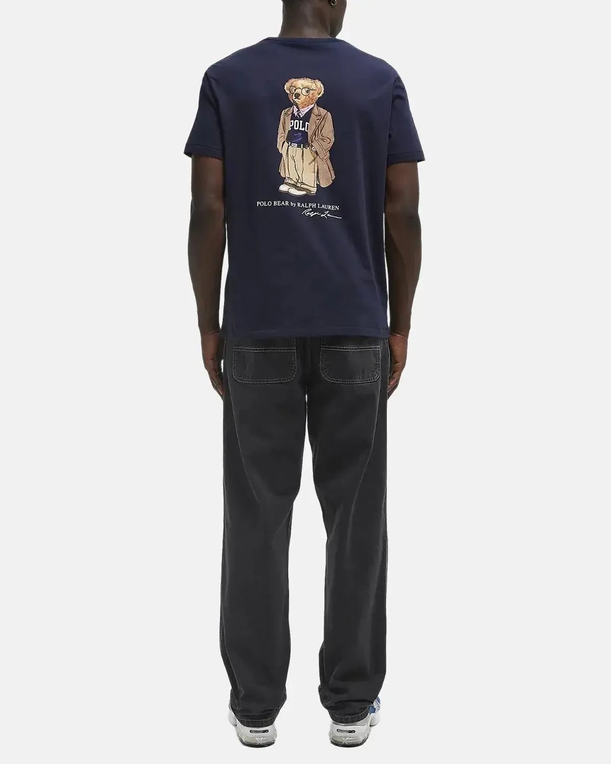 RALPH LAUREN MENS CUSTOM SLIM FIT POLO BEAR POCKET T - SHIRT NEWPORT NAVY | Studio DOS