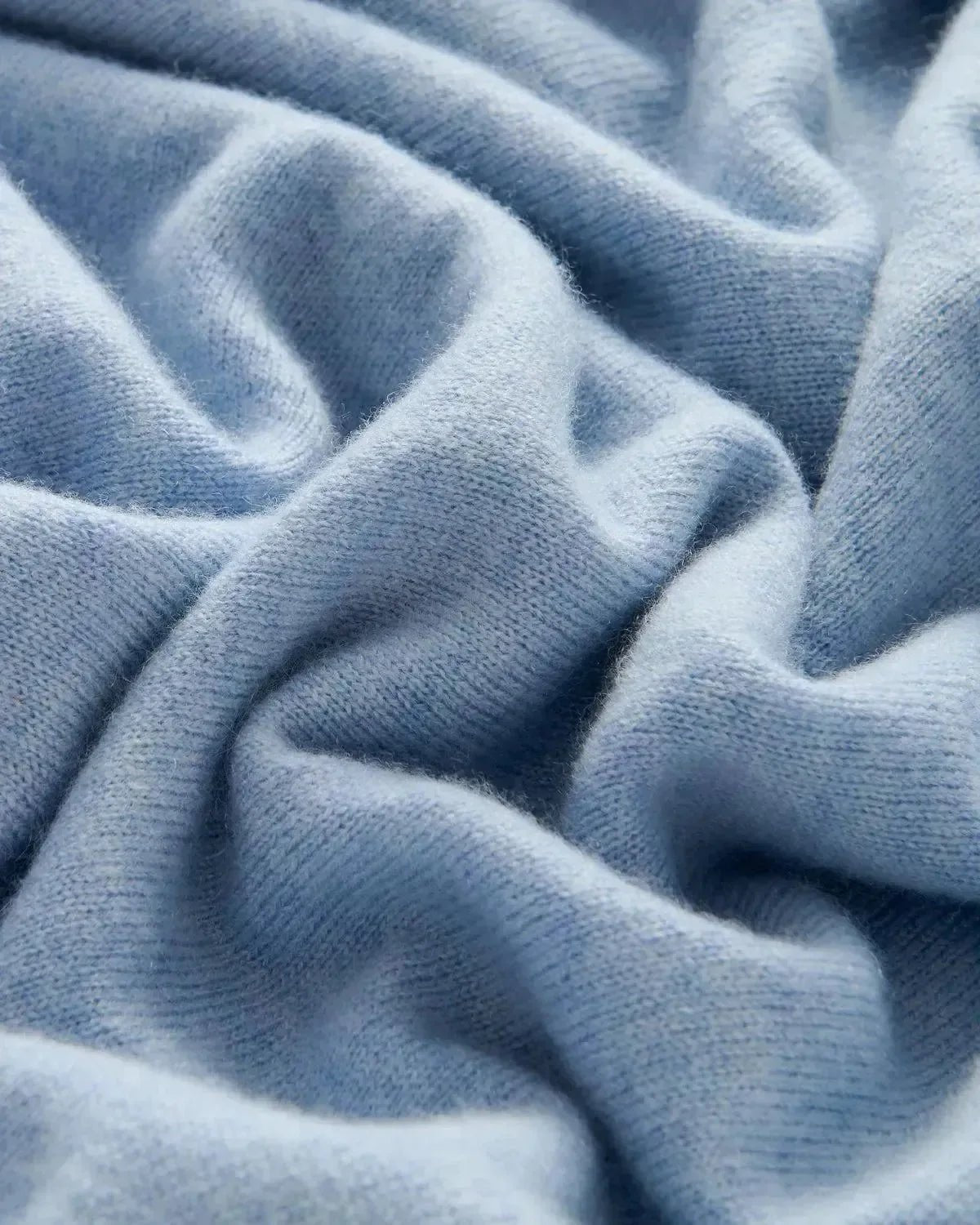 Richard James Cashmere Mix Crew Neck Knit Sky Blue | Studio DOS