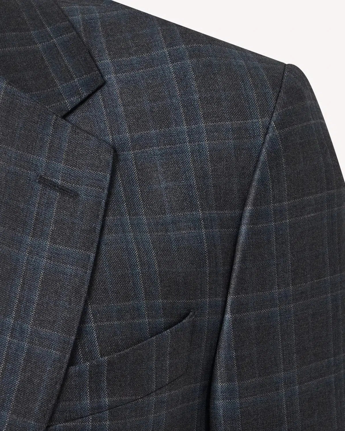 Richard James Check Jacket Charcoal | Studio DOS
