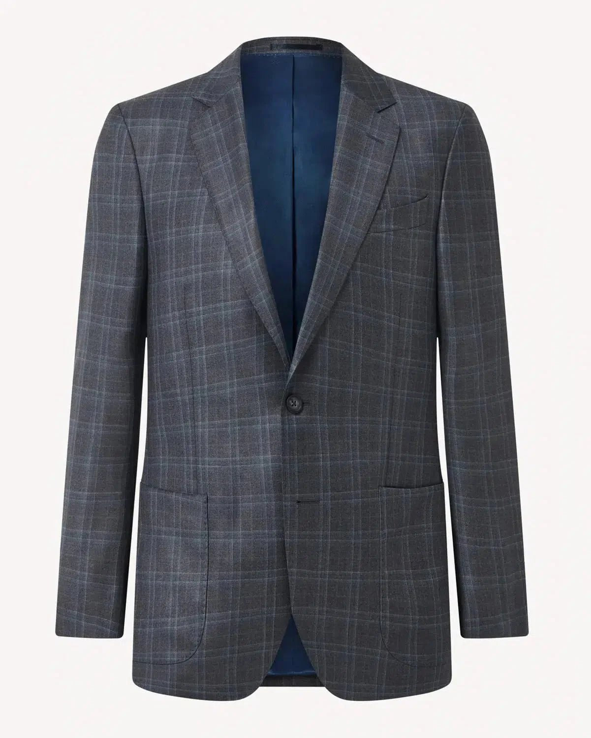 Richard James Check Jacket Charcoal | Studio DOS