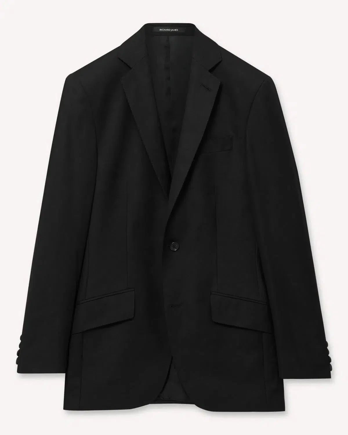 Richard James Hyde Fine Twill Suit Jacket Black | Studio DOS