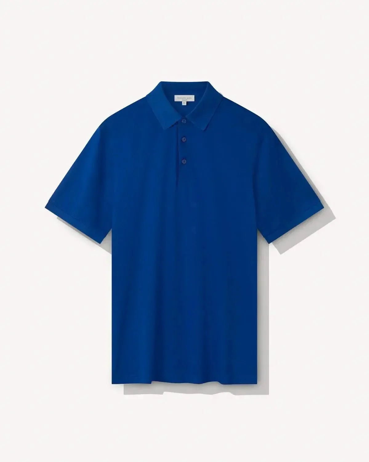 Richard James Mercerised Cotton Polo Shirt Air Force Blue | Studio DOS