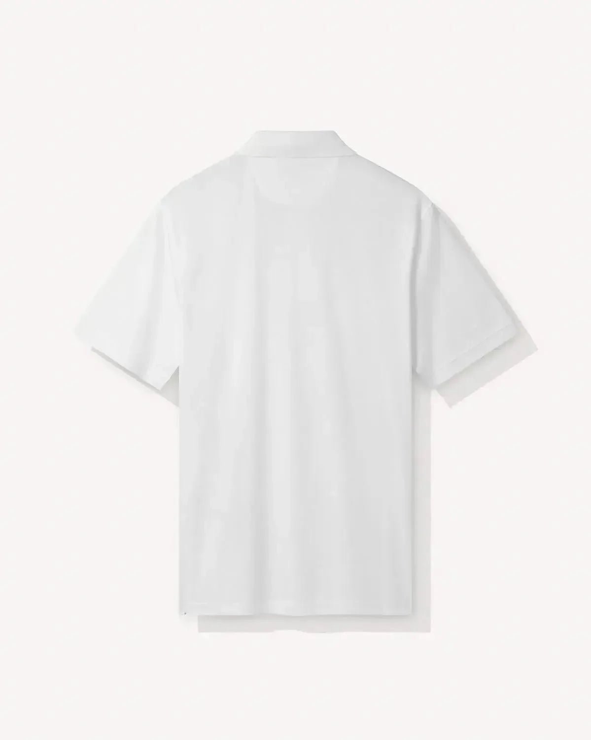 Richard James Mercerised Cotton Polo Shirt White | Studio DOS