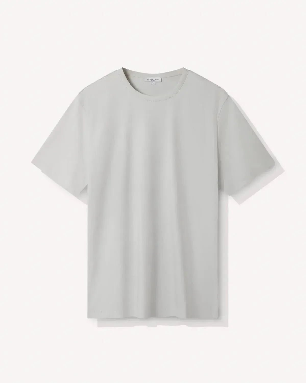 Richard James Mercerised Cotton T-Shirt Dove Grey | Studio DOS