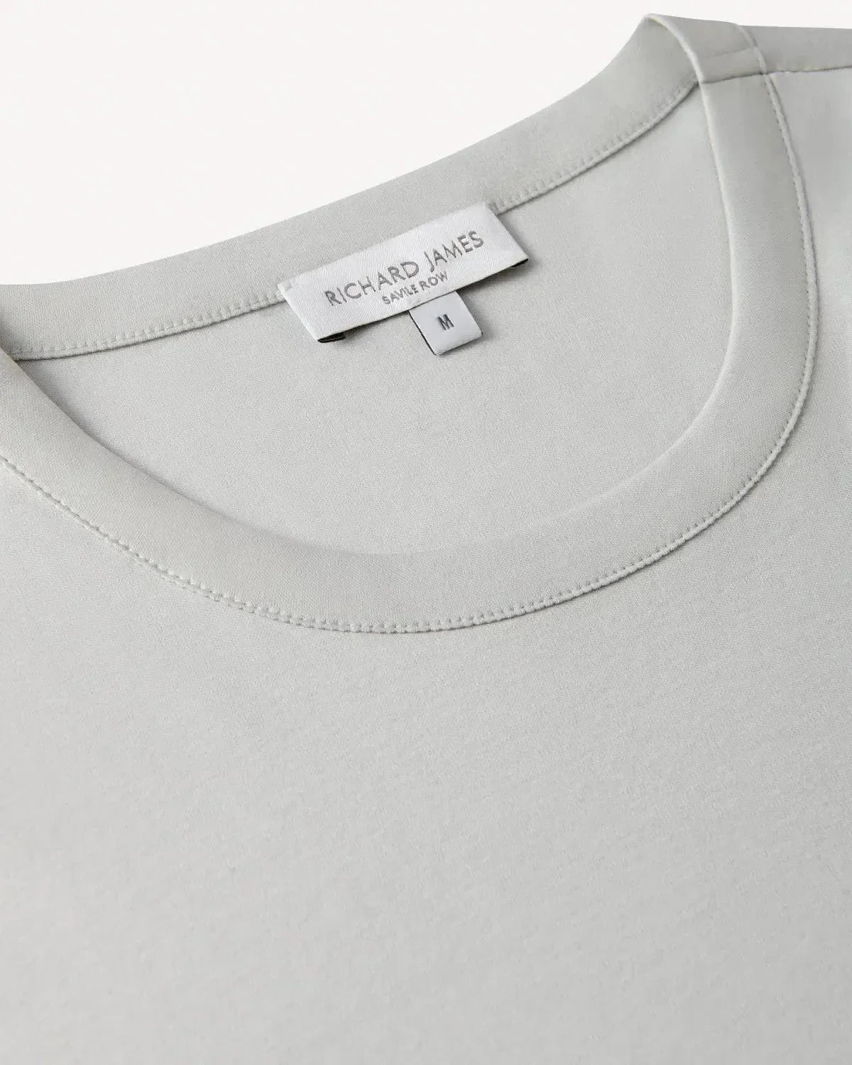 Richard James Mercerised Cotton T-Shirt Dove Grey | Studio DOS