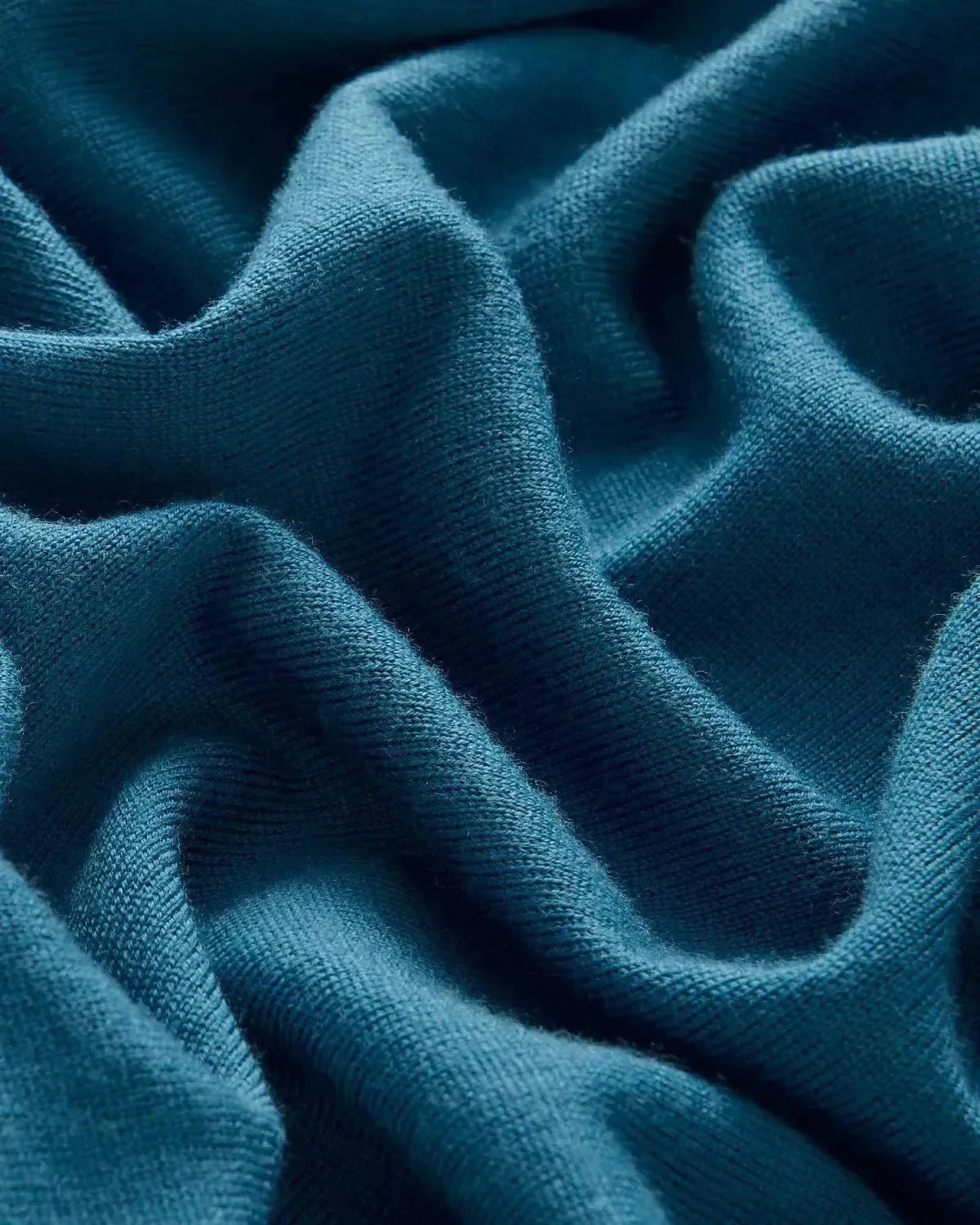 Richard James Merino Wool Crew Neck Knit Cobalt | Studio DOS