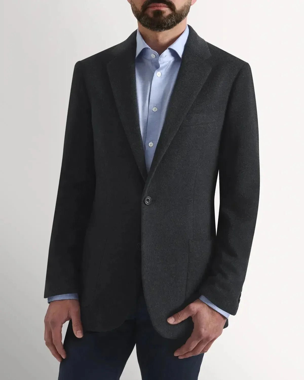 Richard James SB Wool Jacket Charcoal | Studio DOS