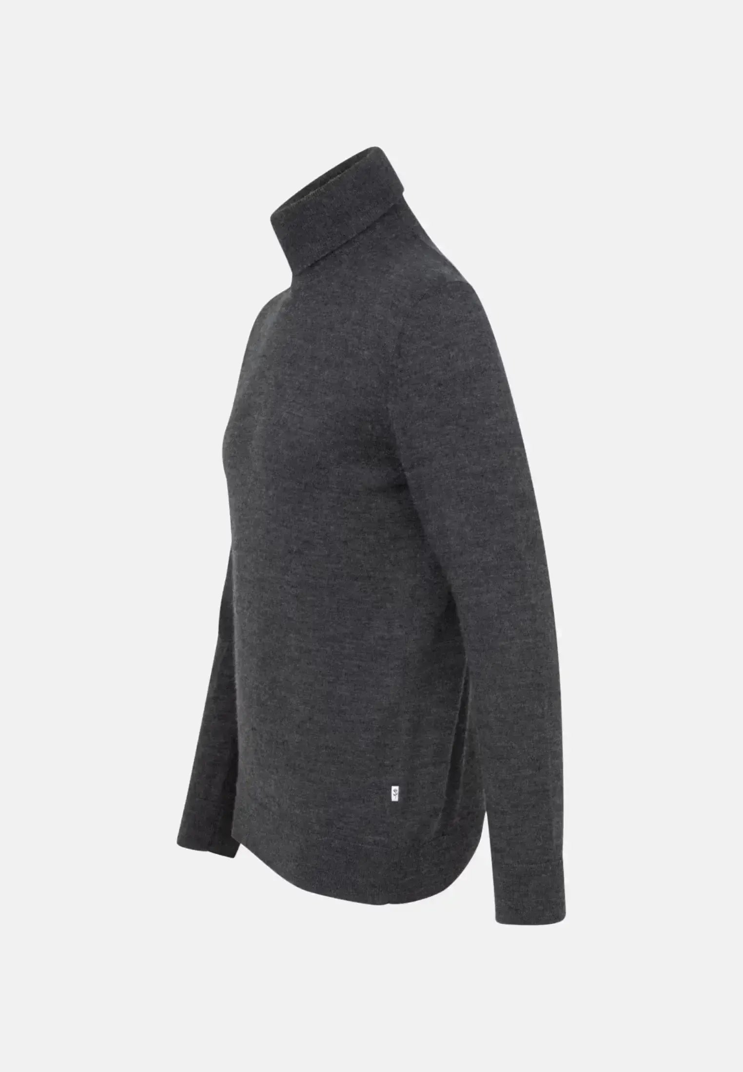 Seidensticker Mens Merino Wool Roll Neck Knit Grey | Studio DOS