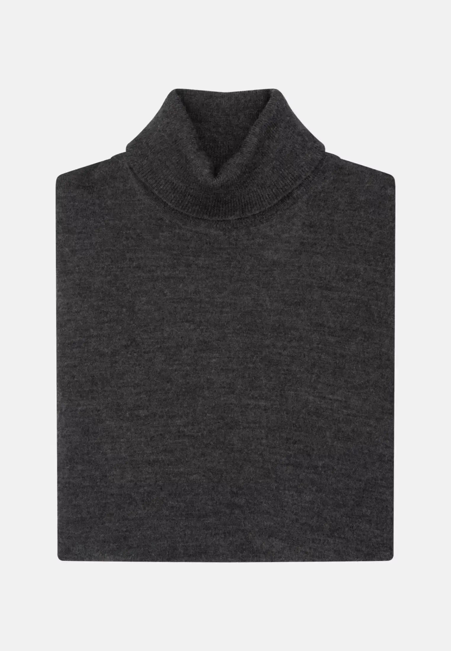 Seidensticker Mens Merino Wool Roll Neck Knit Grey | Studio DOS