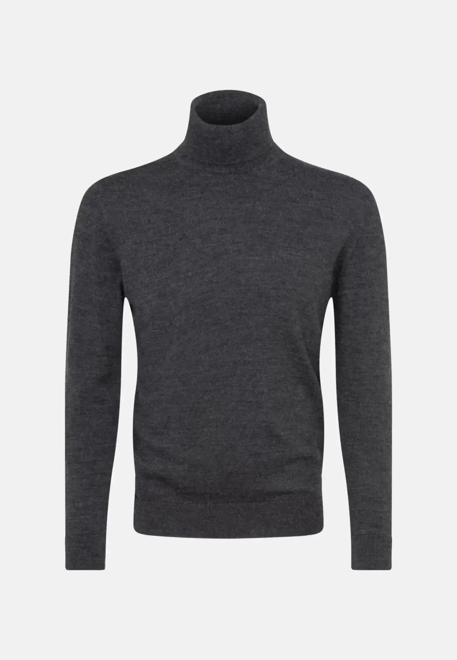 Seidensticker Mens Merino Wool Roll Neck Knit Grey | Studio DOS