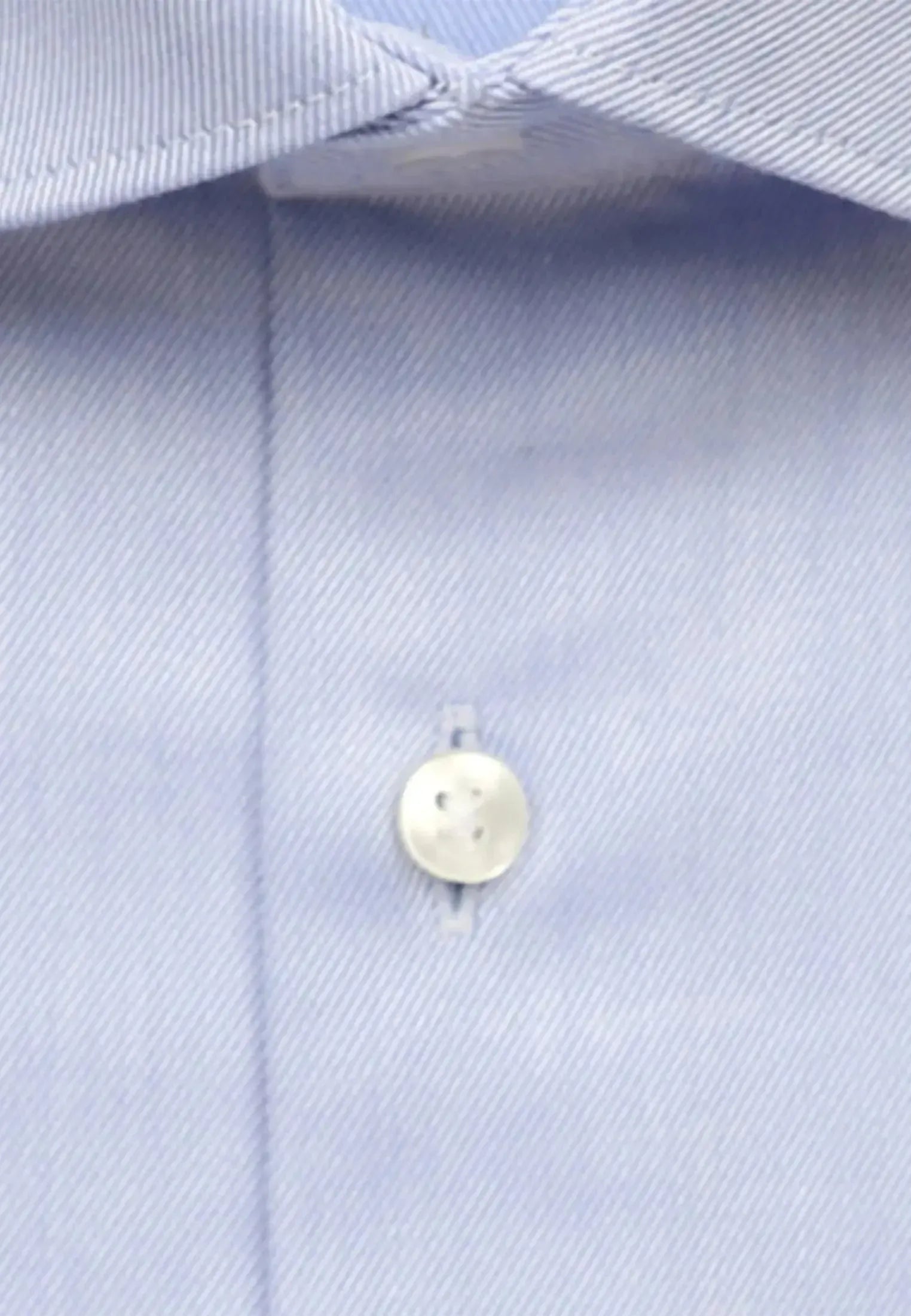 Seidensticker Mens Regular Fit No Iron New Kent Combi Cuff Business Shirt Light Blue | Studio DOS