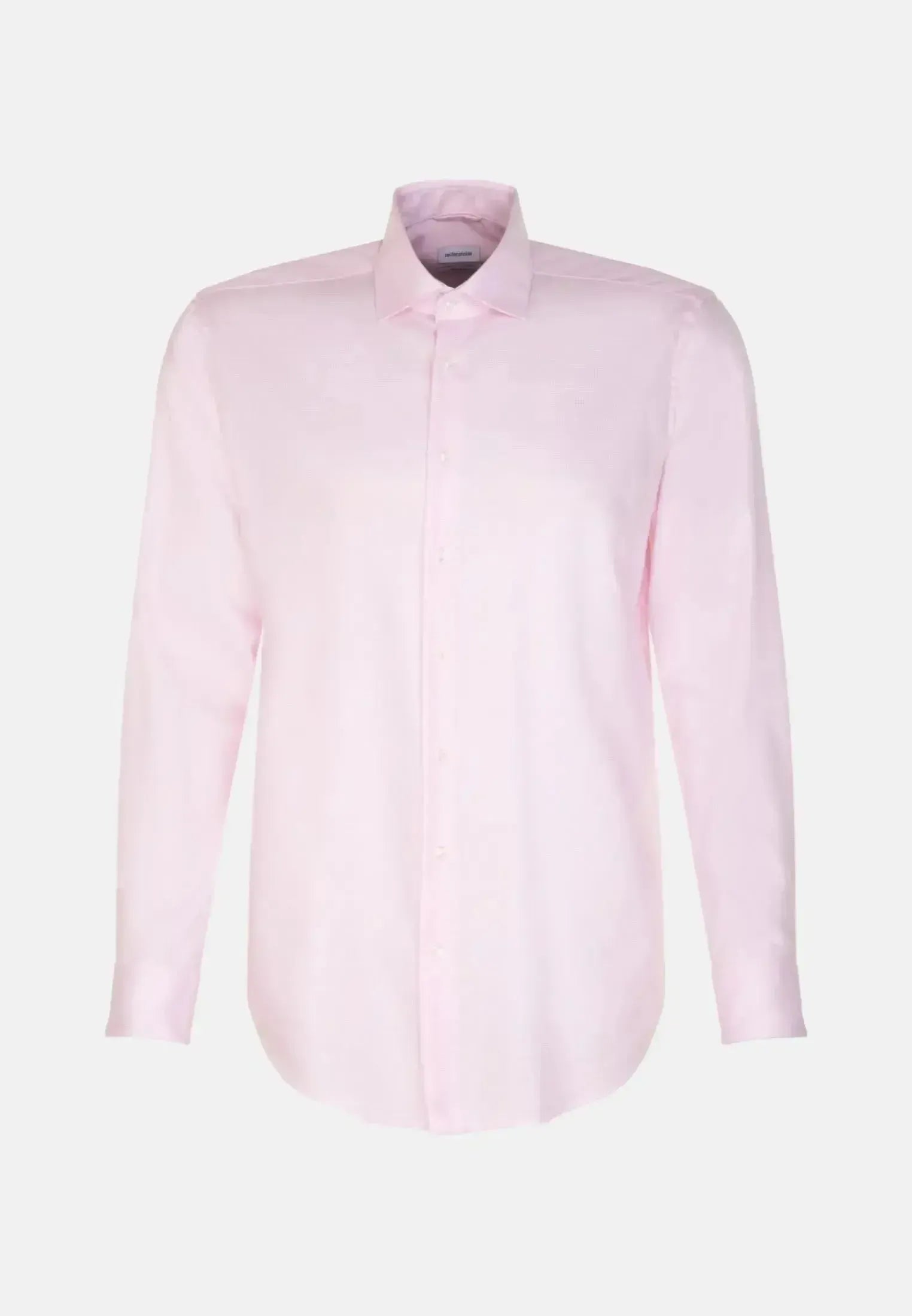 Seidensticker Mens Regular Fit No Iron New Kent Structured Business Shirt Pink | Studio DOS