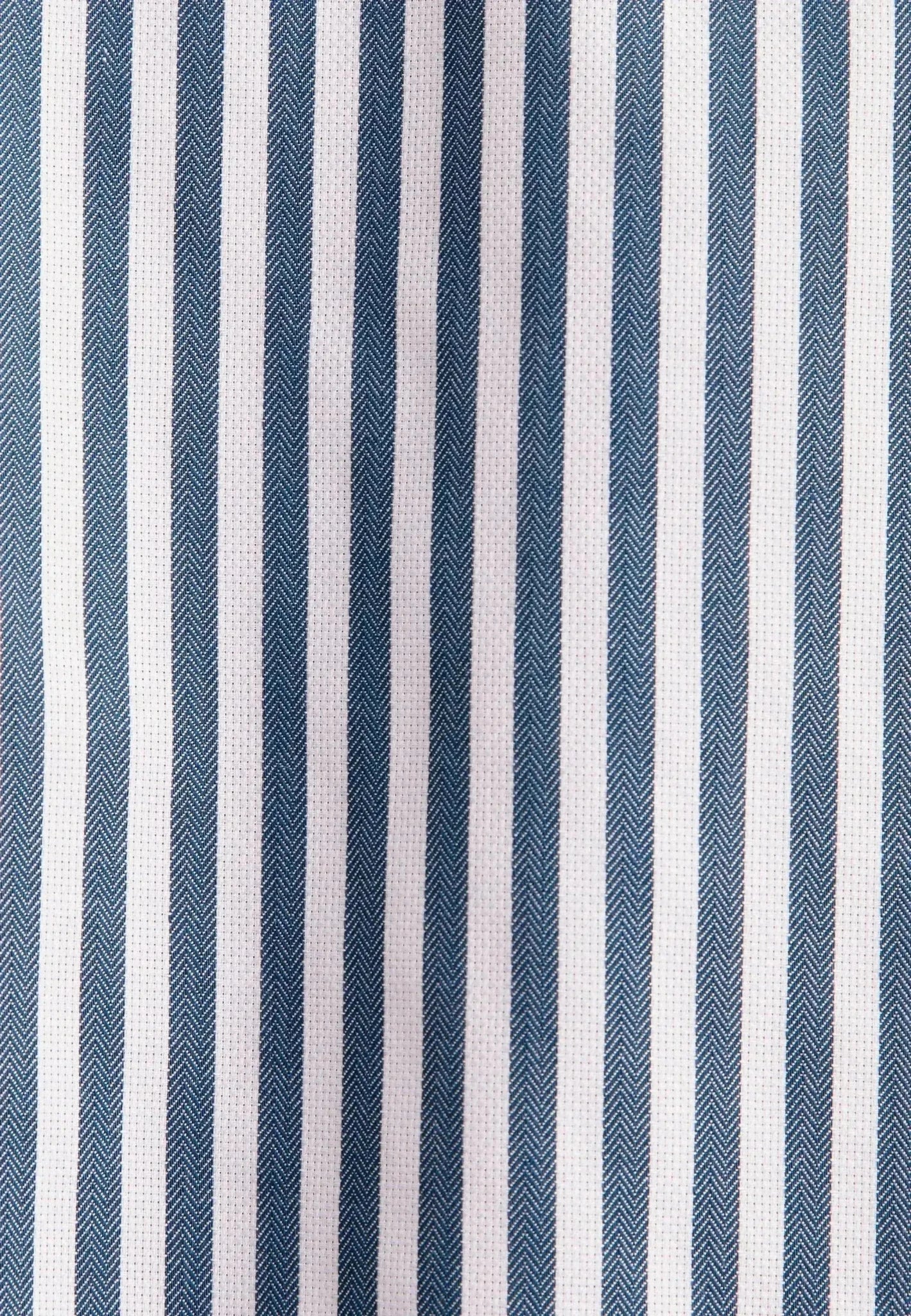 Seidensticker Regular Fit No Iron New Kent Striped Business Shirt Dark Teal | Studio DOS