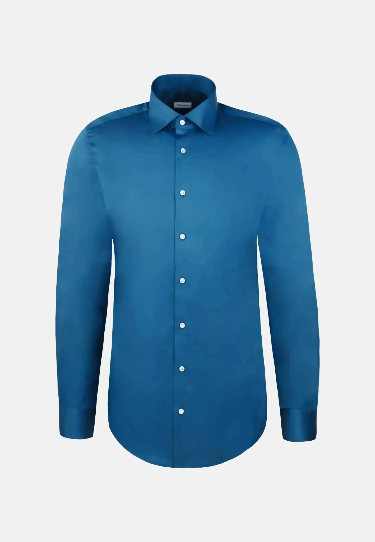 Seidensticker Shaped Fit Easy Iron New Kent Business Shirt Dark Teal | Studio DOS