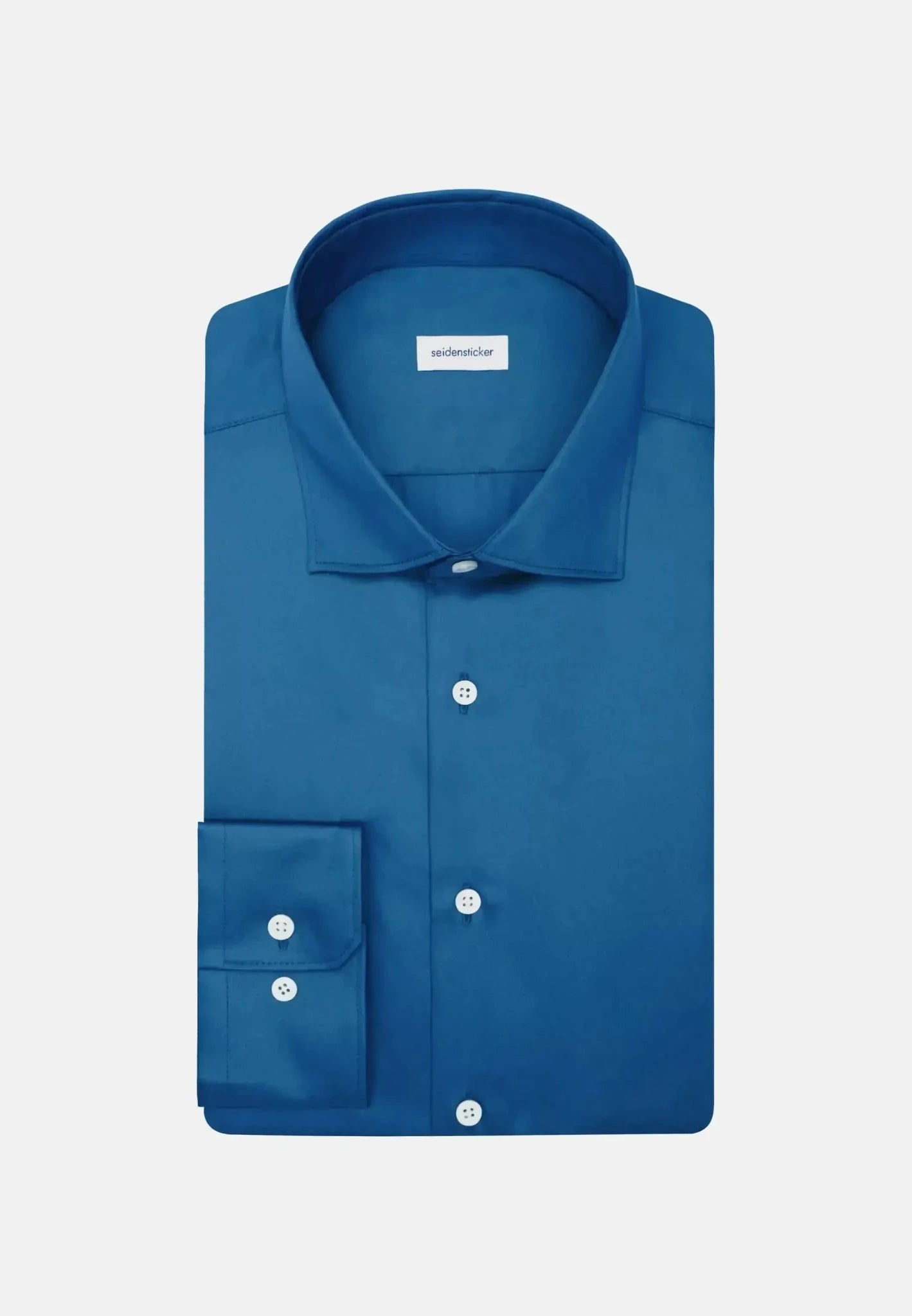 Seidensticker Shaped Fit Easy Iron New Kent Business Shirt Dark Teal | Studio DOS
