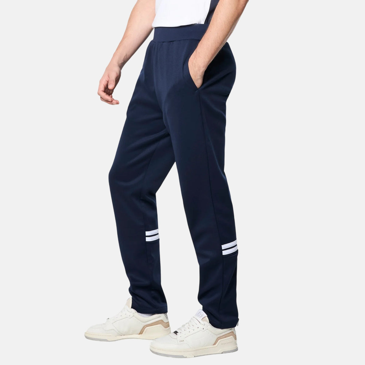 Sergio Tacchini Mens Orion Track Pant Joggers Maritime Blue White | Studio DOS