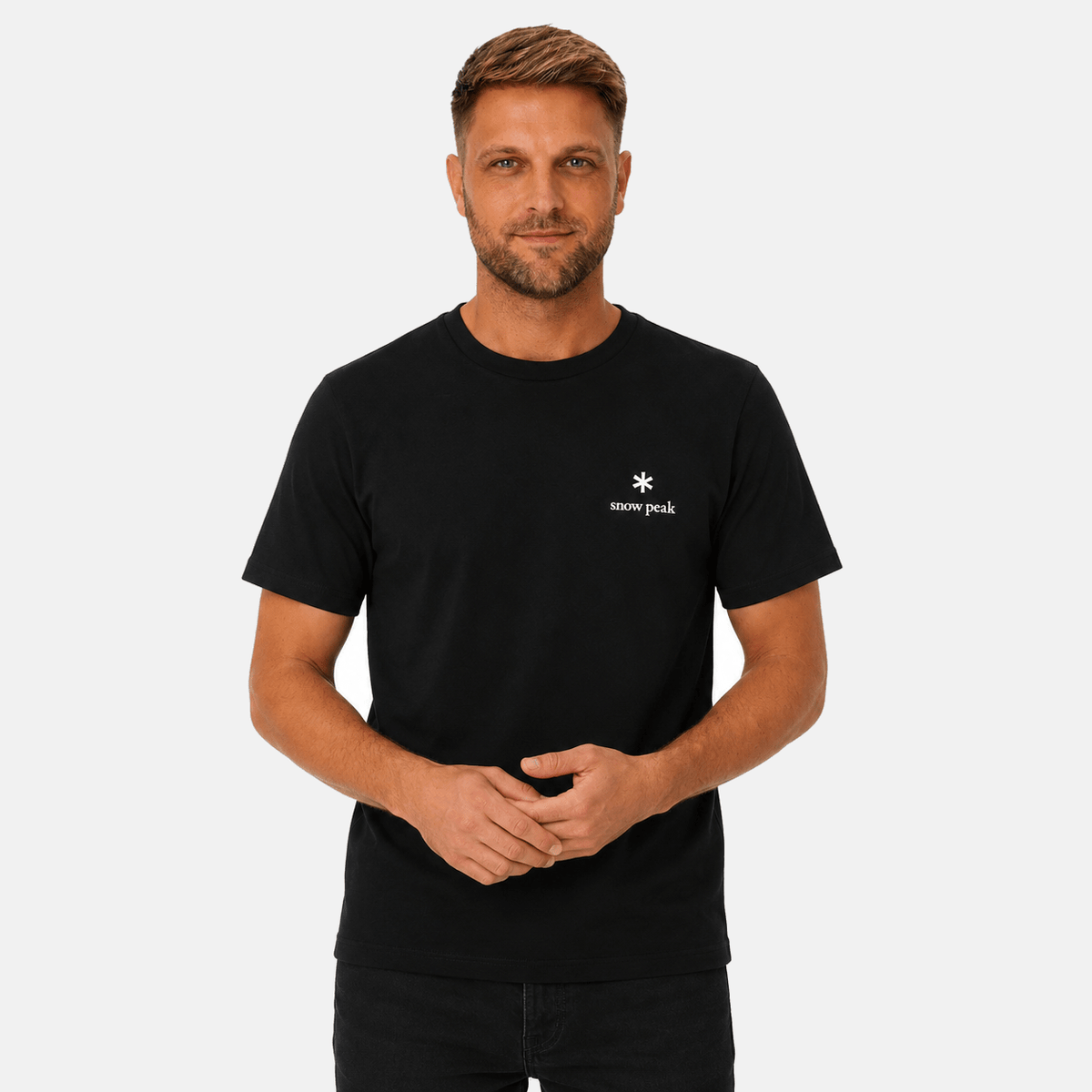 Snow Peak Logo T-Shirt Black | Studio DOS